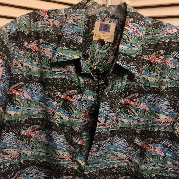 Kahala Hawaiian Shirt L Made in Hawaii USA Cotton - Picture 3 of 8